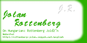 jolan rottenberg business card